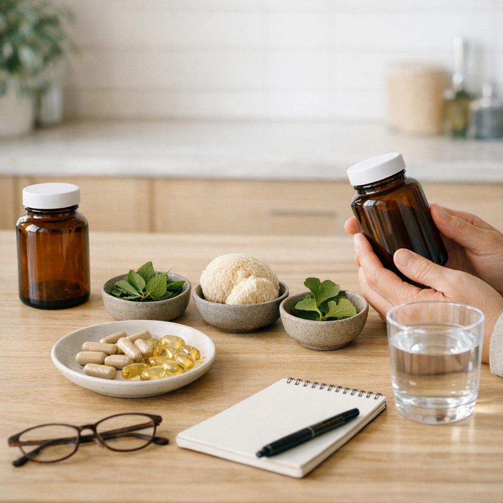 Supplement tegen brain fog: neutrale gids en ingrediënten