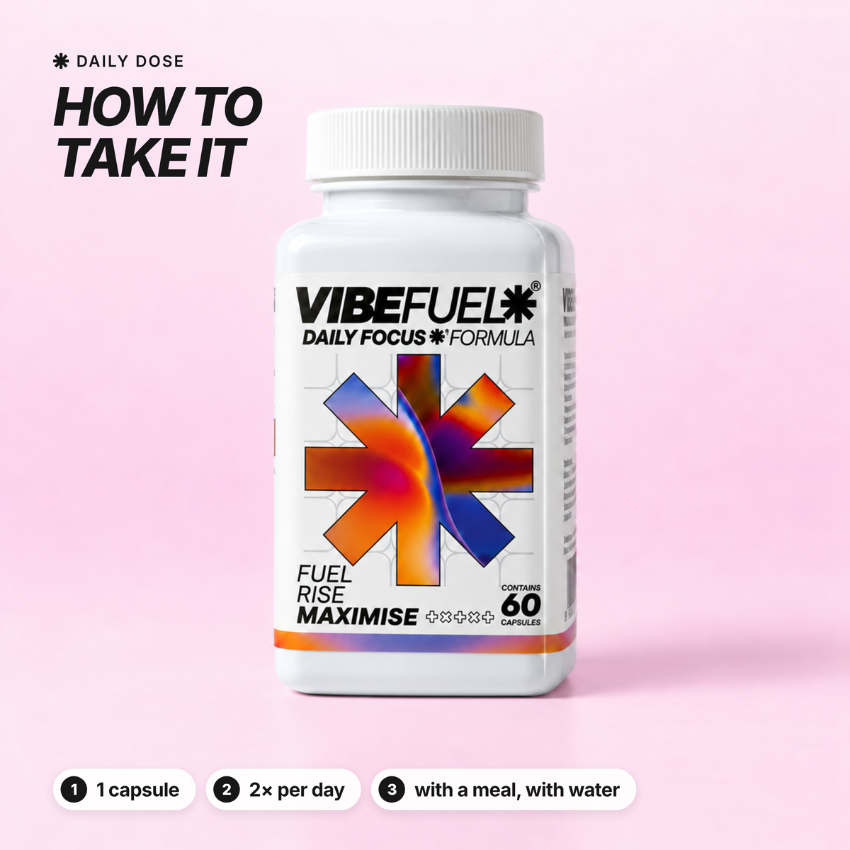 How to take VIBEFUEL Focus Formula
