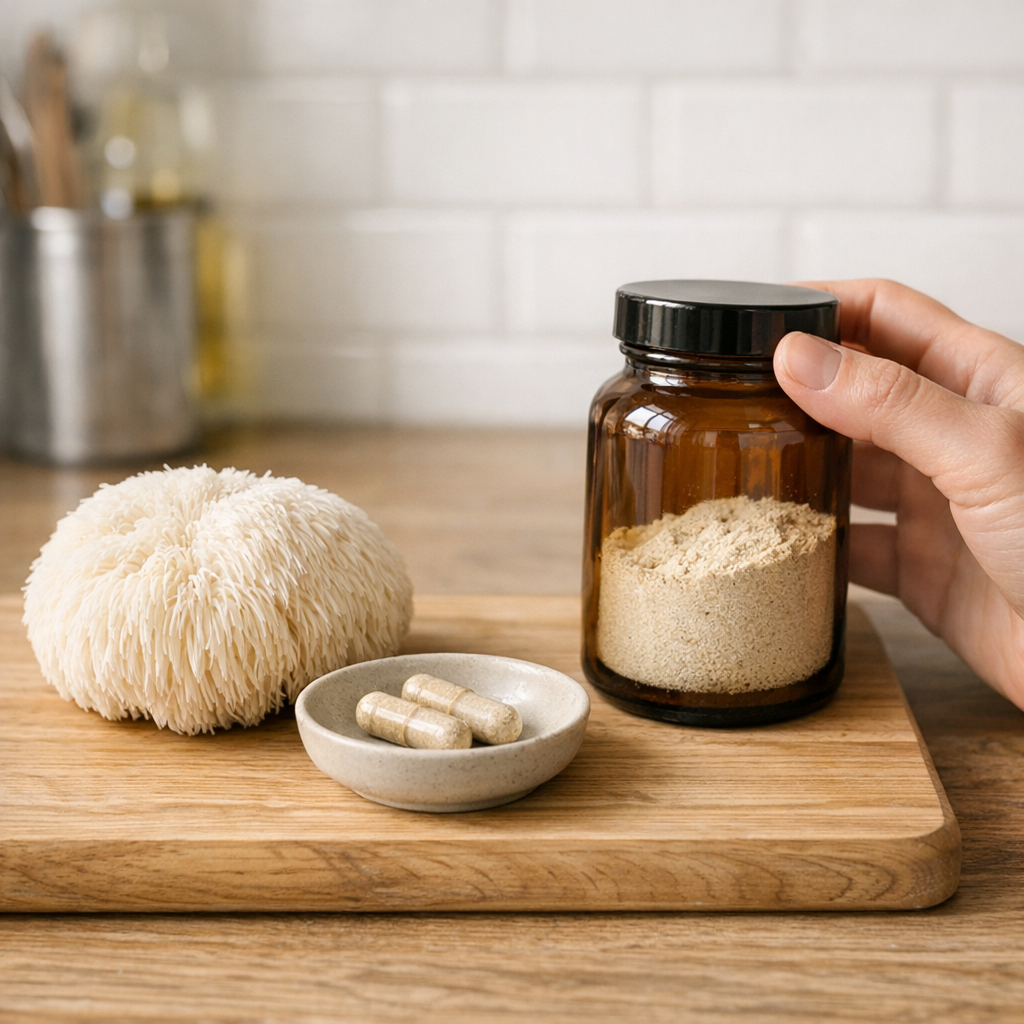 Lions mane gebruiken: vormen, dosering en etikettips