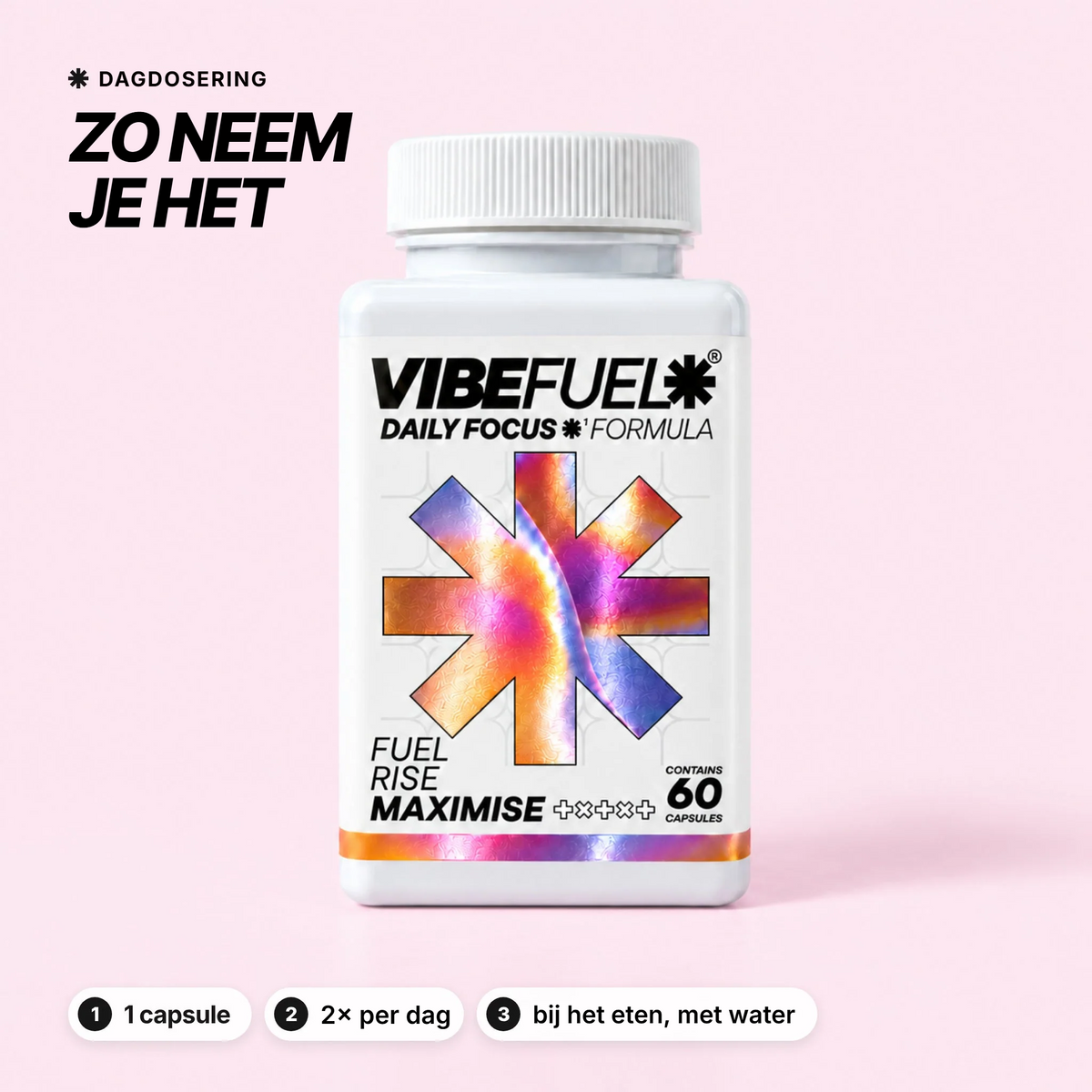 Zo neem je VIBEFUEL Focus Formula