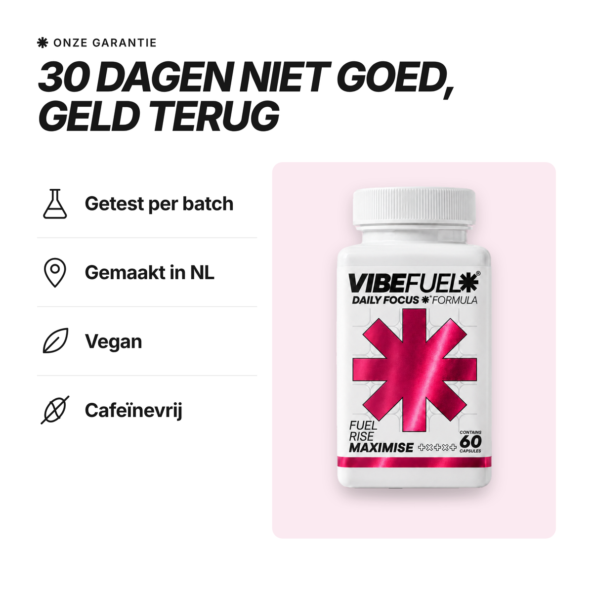 [nl] 30 dagen niet goed, geld terug