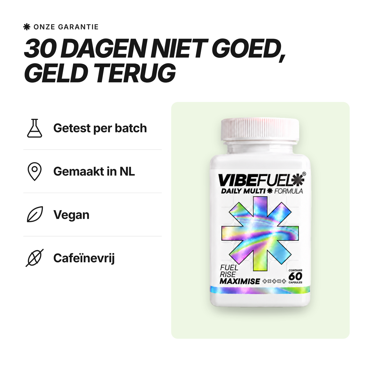 [nl] 30 dagen niet goed, geld terug