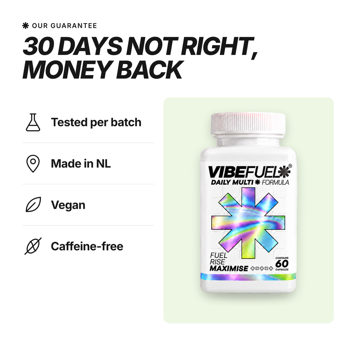 [en] 30 days money back guarantee